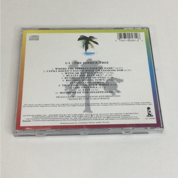 U2-The Joshua Tree Pre-Owned Music CD - Picture 2 of 7
